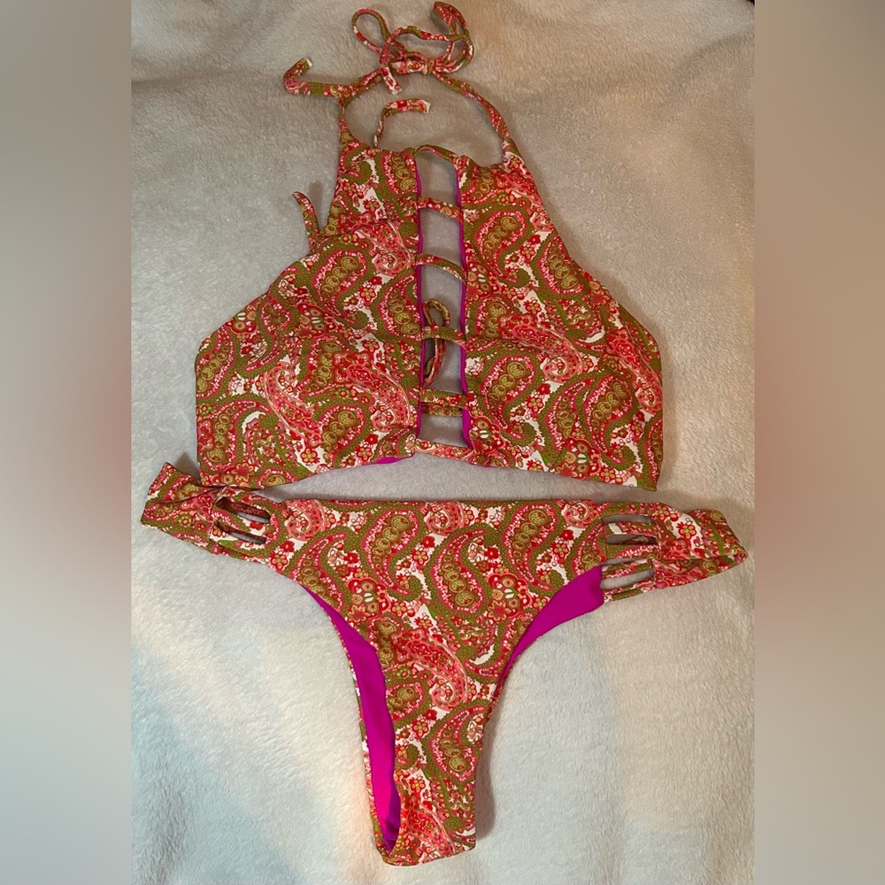 Paisley Print Bikini Set / NWOT